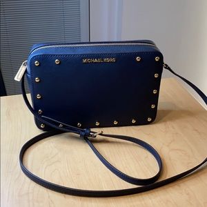 Navy blue Michael Kors Crossbody